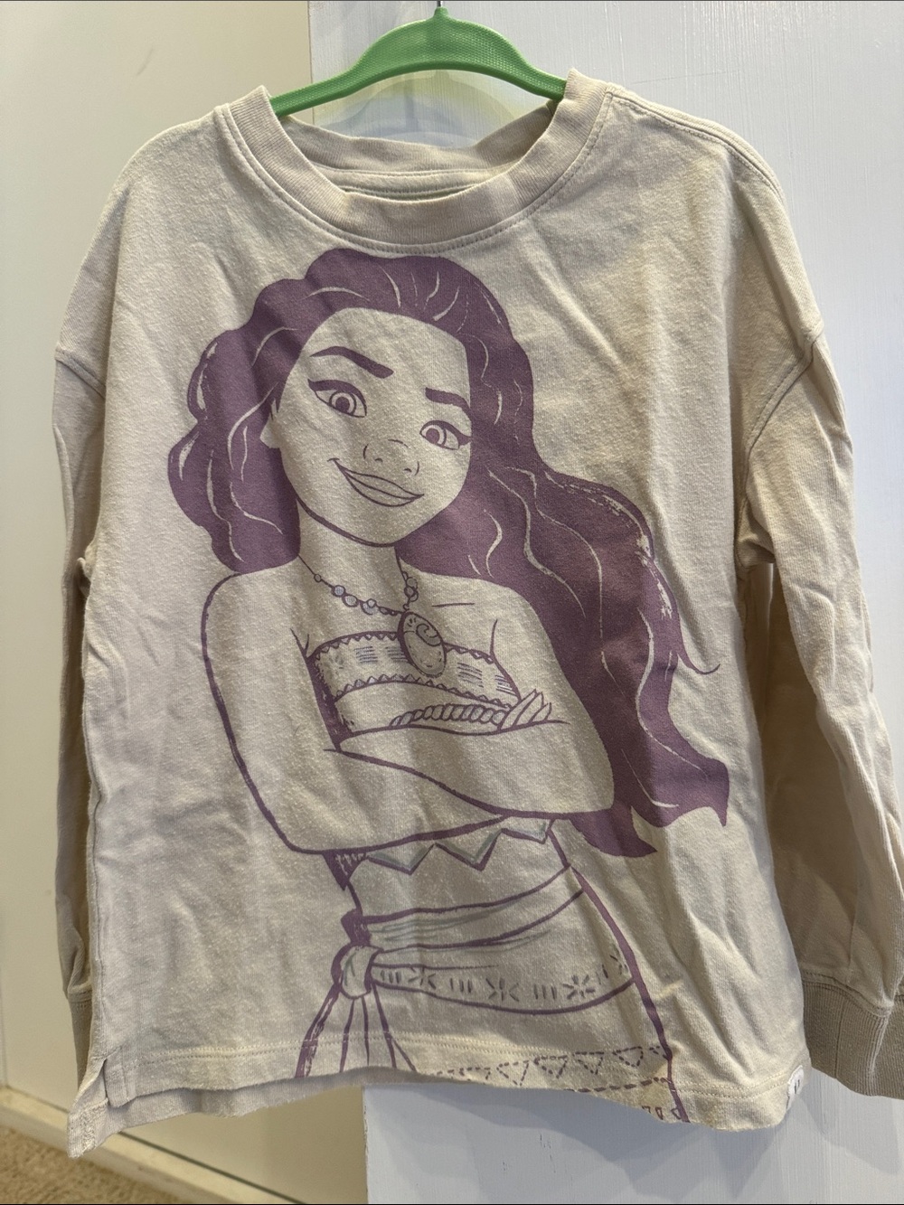 GAP Baby Cream Tee with Navy Disney Logo
